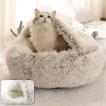 Zachte pluche dieren bed rond