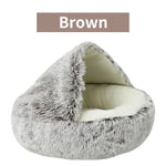 Zachte pluche dieren bed rond