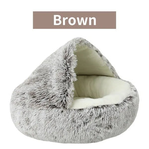 Zachte pluche dieren bed rond