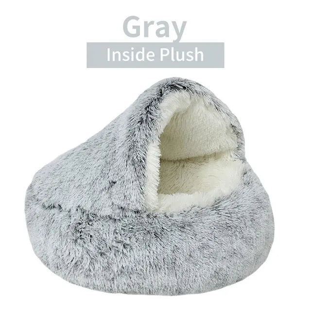 Zachte pluche dieren bed rond