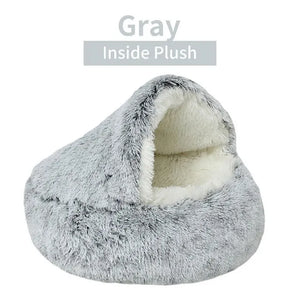 Zachte pluche dieren bed rond