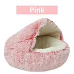 Zachte pluche dieren bed rond