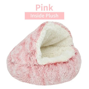 Zachte pluche dieren bed rond