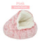 Roze - pluche binnen voering