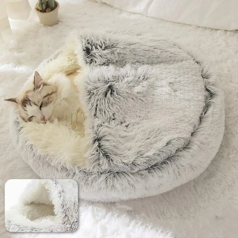 Zachte pluche dieren bed rond