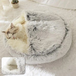 Zachte pluche dieren bed rond