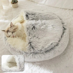 Zachte pluche dieren bed rond