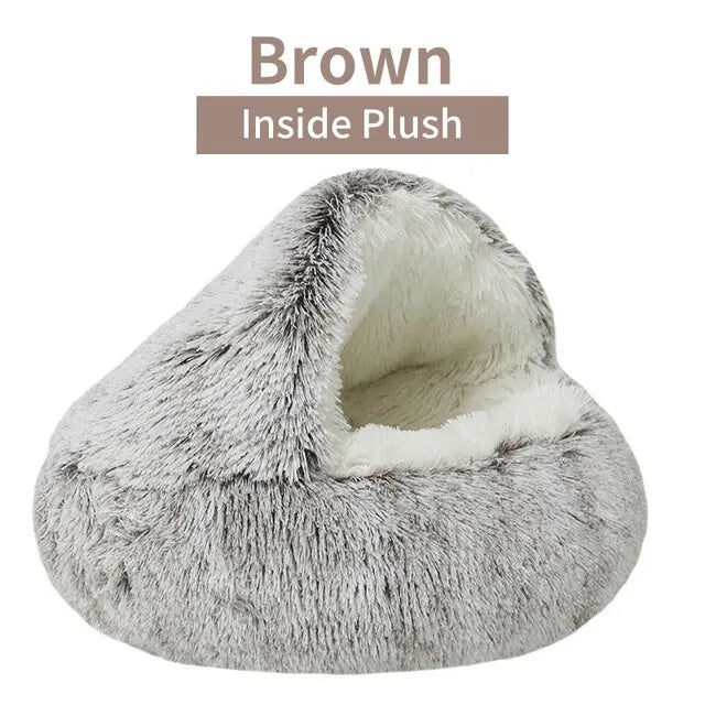 Zachte pluche dieren bed rond