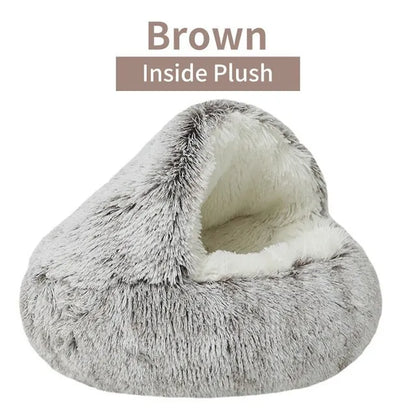 Zachte pluche dieren bed rond