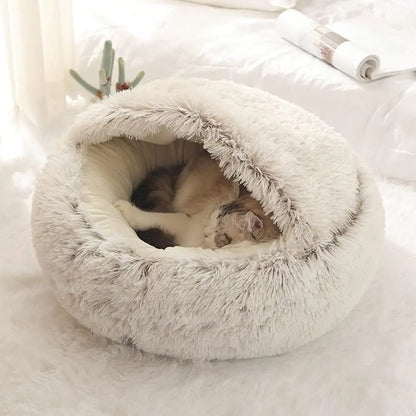 Zachte pluche dieren bed rond