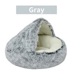Zachte pluche dieren bed rond