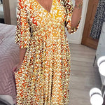 Nora™ | casual bloemen Jurk