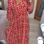 Nora™ | casual bloemen Jurk